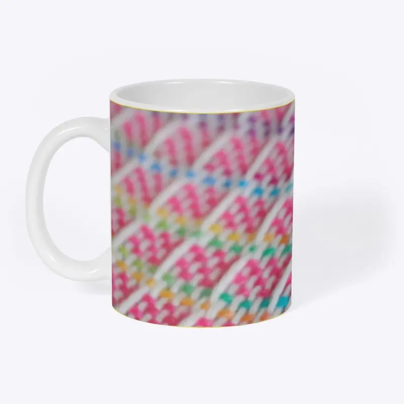 Pink Waffle Coffee Mug