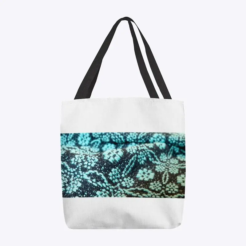 Blue Overshot Tote